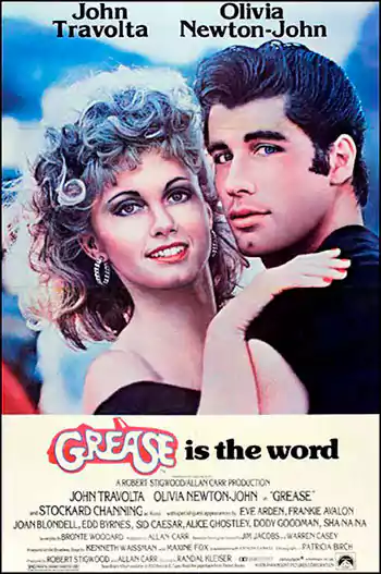 El legado de Vaselina: amor, rebeldía y un gran error 1 Vaselina Grease Olivia Newton-John John Travolta