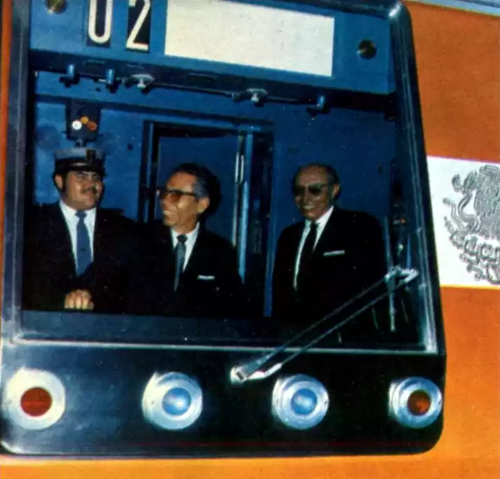 El Metro de la Ciudad de México y su historia 1 El entonces presidente Gustavo Díaz Ordaz, durante la inauguración del Metro de la Ciudad de México.