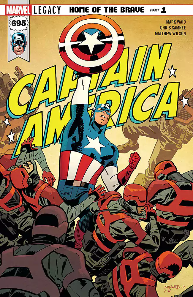 Las armas más conocidas de los cómics 7 Las 10 armas más conocidas en el mundo de los cómics "Captain America #195", 1 de noviembre de 2017. Marvel Comics.