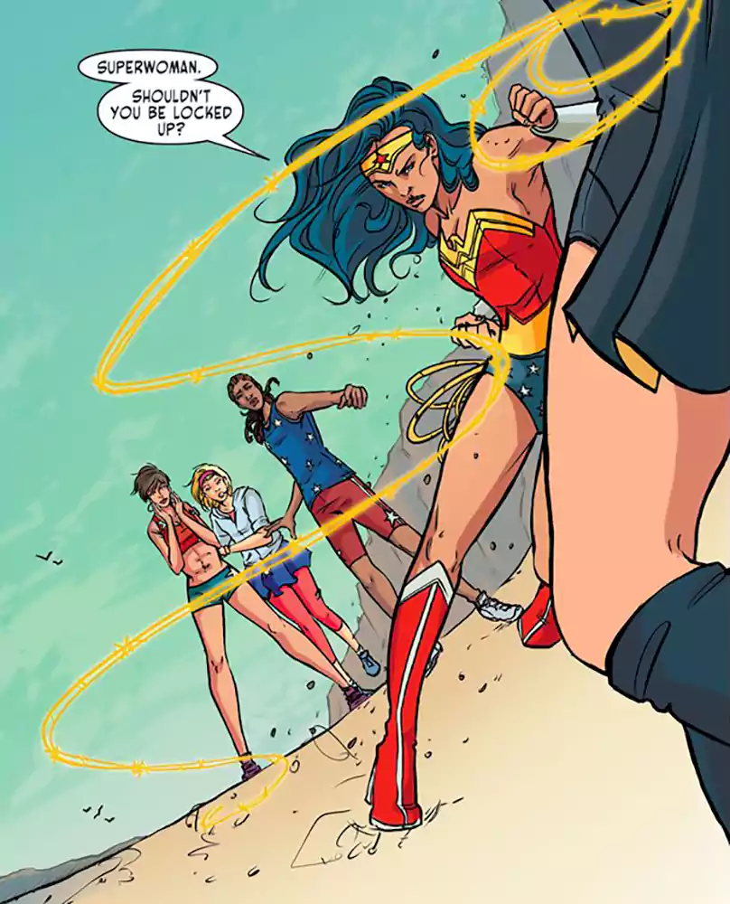 Las armas más conocidas de los cómics 10 "Sensation Comics Featuring Wonder Woman #46", DC Comics.