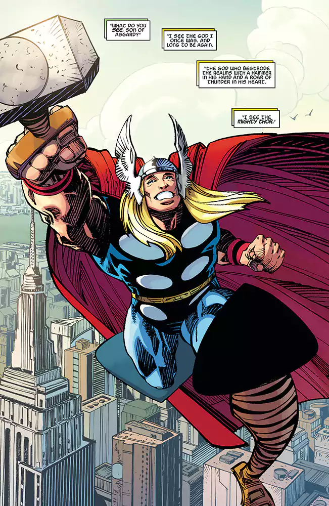Las armas más conocidas de los cómics 2 "The Mighty Thor 700", 18 de octubre de 2017. Marvel Comics.