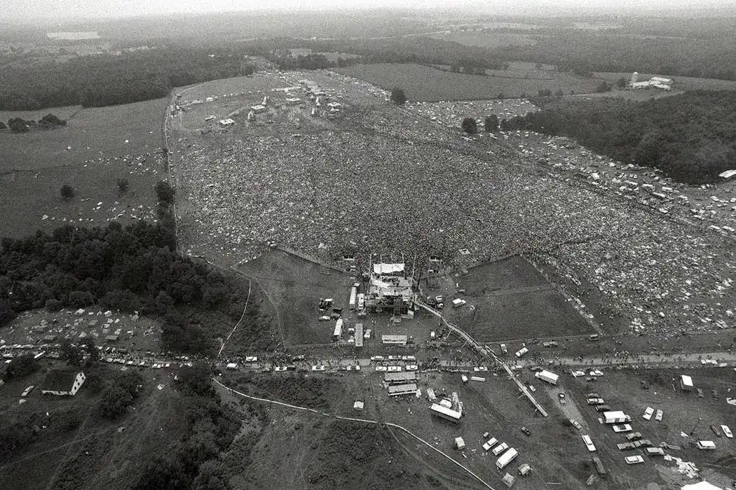 Woodstock: el paraíso hippie 2 Aproximadamente 400,000 personas asistieron al Festival de Música y Artes de Woodstock en Bethel, Nueva York, el 16 de agosto de 1969. Foto: AP.