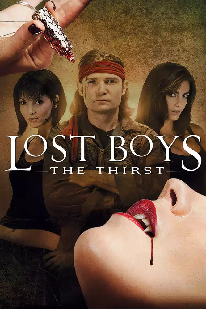 El Legado Eterno de The Lost Boys 5 Corey Feldman, Casey B. Dolan y Tanit Phoenix in "Lost Boys: The Thirst". Imagen: Thunder Road Pictures / Hollywood Media Bridge / Film Afrika Worldwide.