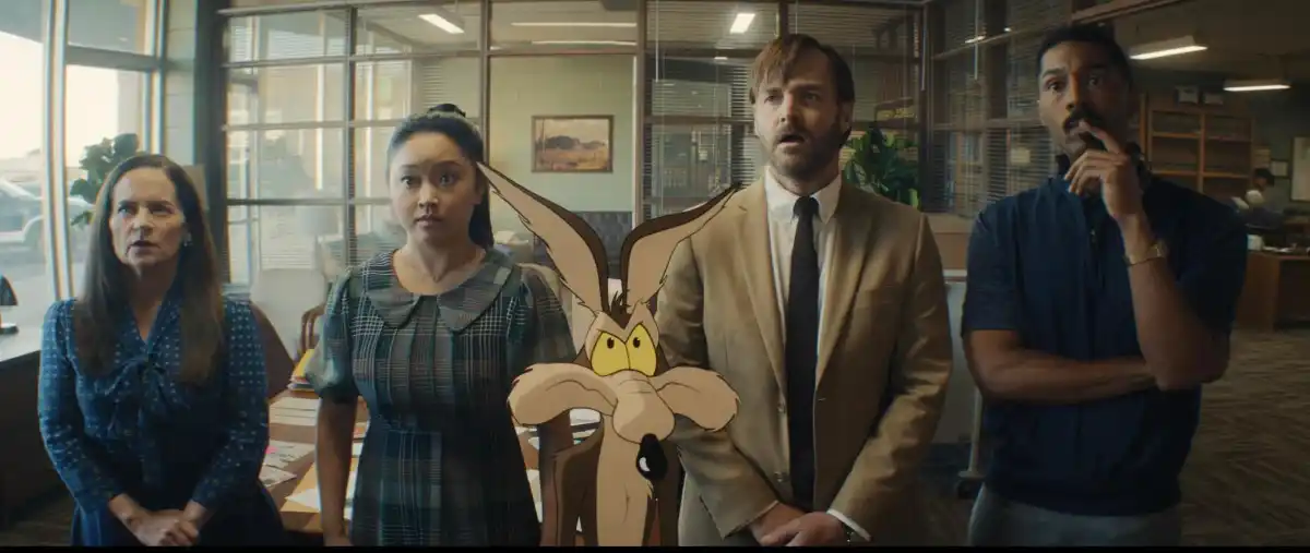 Coyote vs. Acme: La película rescatada que llega al cine 1 Will Forte, Martha Kelly, Tone Bell y Lana Condor in Coyote vs. Acme. Warner Animation Group / Troll Court Entertainment / Keylight Pictures / Ketchup Entertainment (2026).