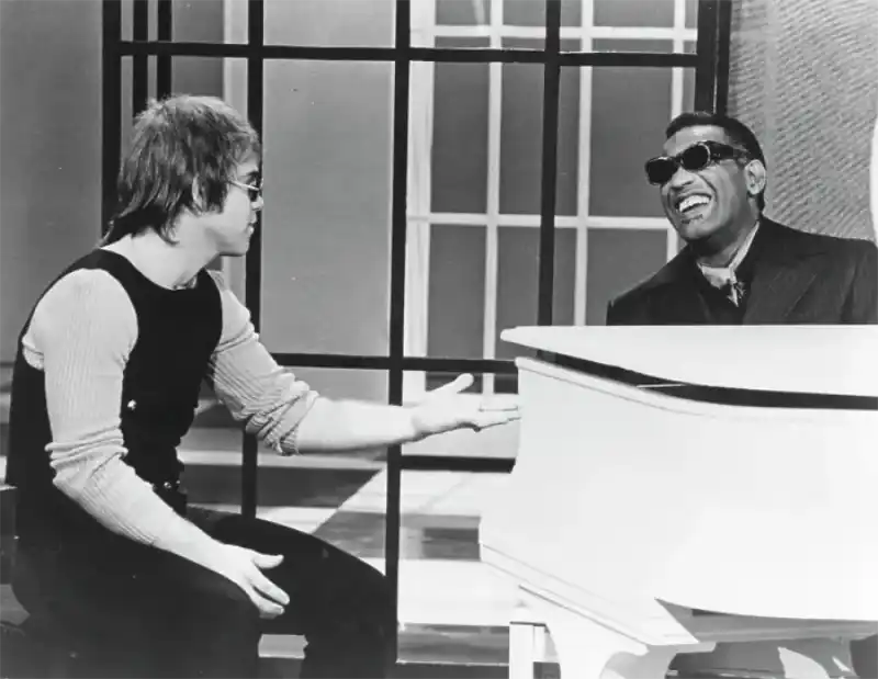 Elton John y Ray Charles